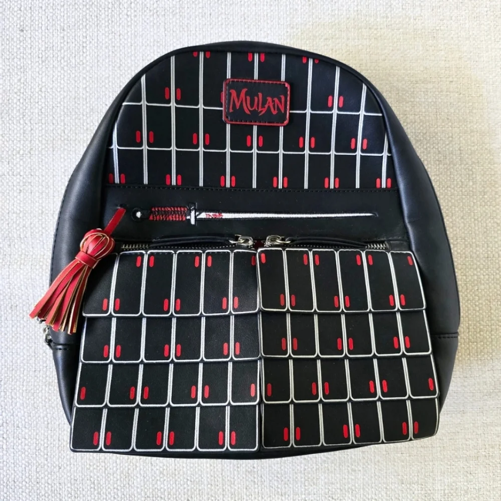 DISNEY Parks x Danielle Nicole Live Action MULAN Mini Backpack Armor Sword